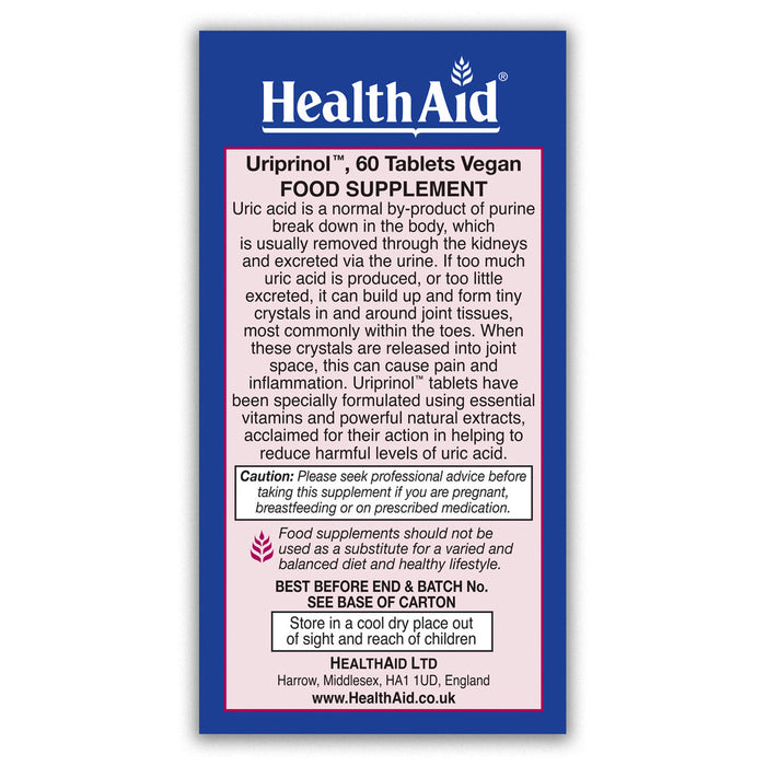HealthAid Uriprinol 60 Tablets