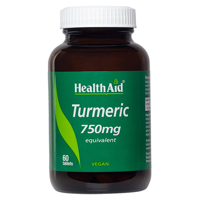 HealthAid Turmeric (Curcumin) 750mg 60 Tablets