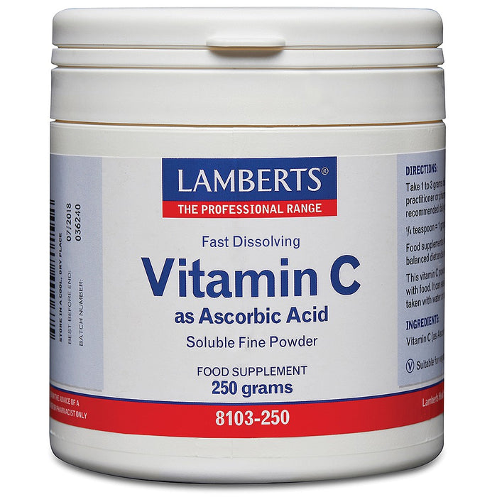 Lamberts Vitamin C Ascorbic Acid 250g Powder