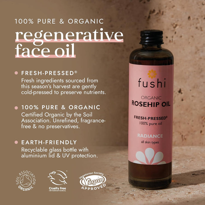 Fushi Wellbeing Organic Rosehip Seed Oil 100ml