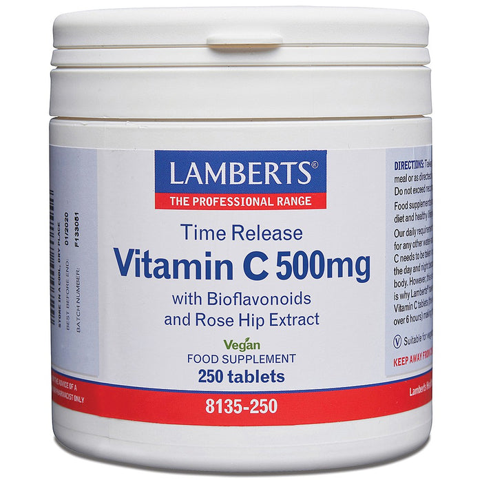 Lamberts Vitamin C Time Release 500mg 250 Tabs