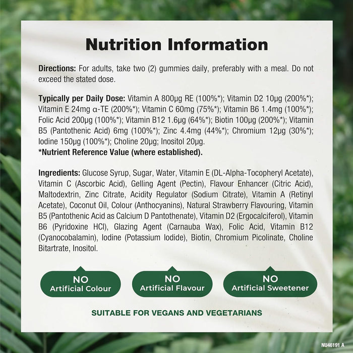 Nature's Truth Adult Multivitamin 60 Strawberry Gummies