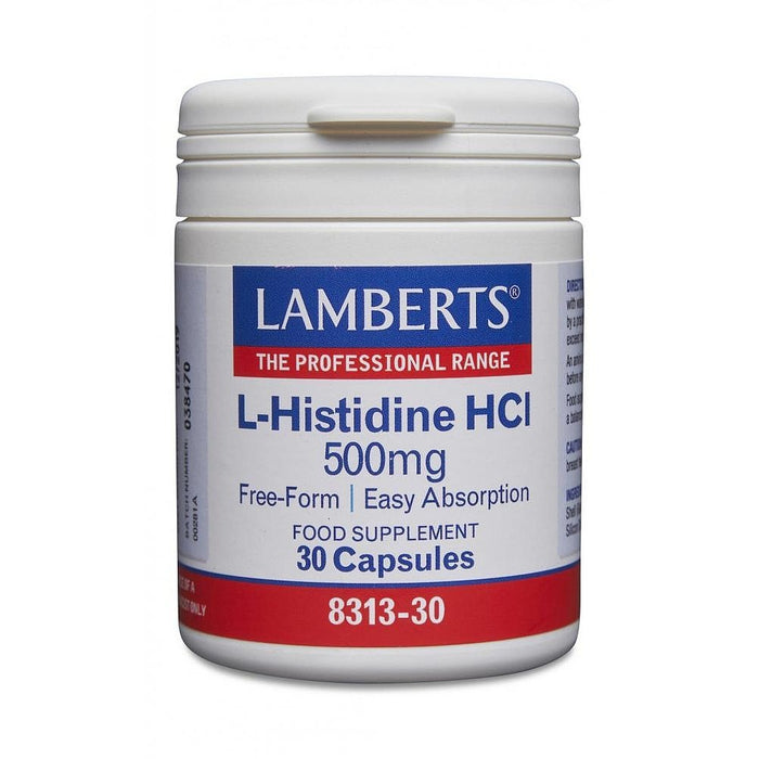 Lamberts L-Histidine 500Mg 30 Tablets