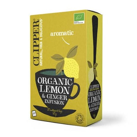 Clipper Organic Lemon & Ginger Tea 20 Bags