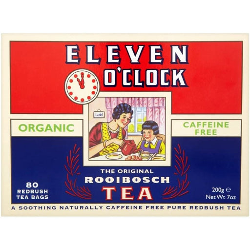 11 O'Clock Organic Rooibos Tea - Caffeine Free 80 Bags