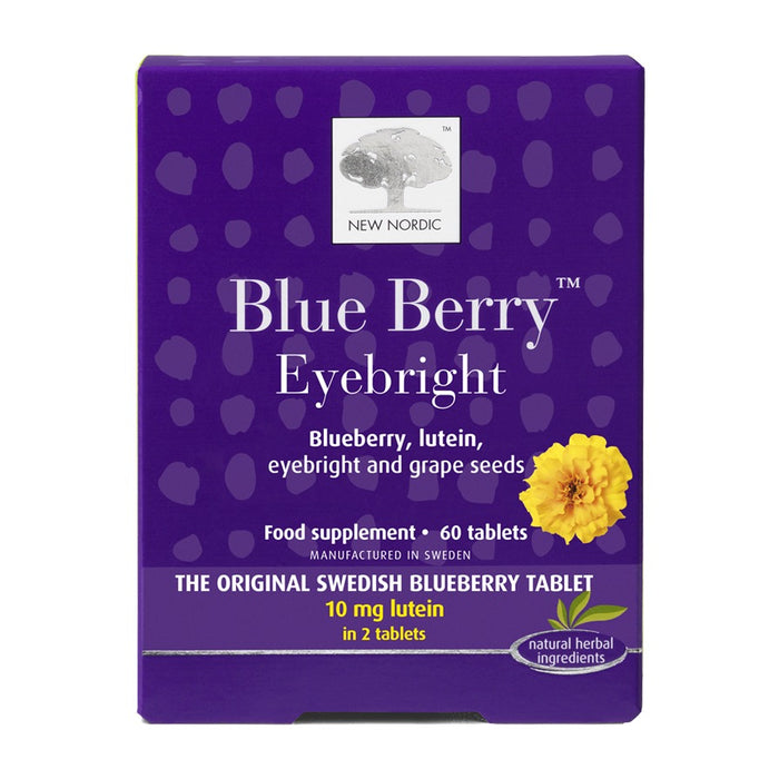 New Nordic Blue Berry Eyebright 60 Tablets