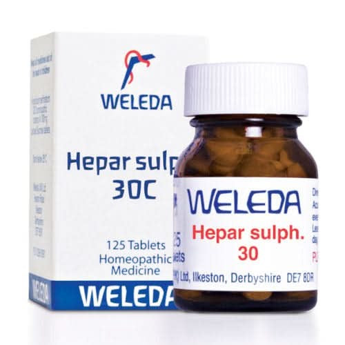 Weleda Hepar Sulph 30c 125 Tablets