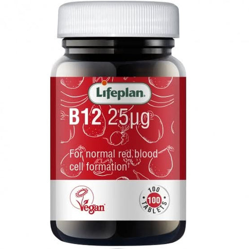 Lifeplan Vitamin B12 25mcg 100 Tablets