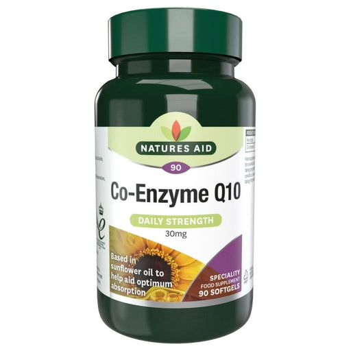 Natures Aid CoQ10 30mg 90 Softgels