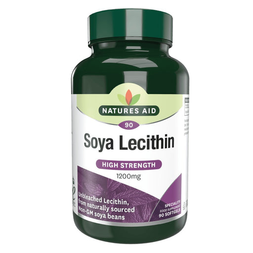 Natures Aid Soya Lecithin 1200mg 90 Softgels