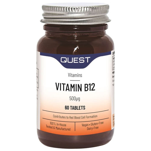 Quest Vitamin B12 500mg 60 Tablets