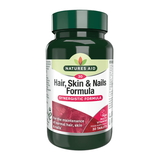 Natures Aid Hair Skin & Nails Formula 30 Tablets