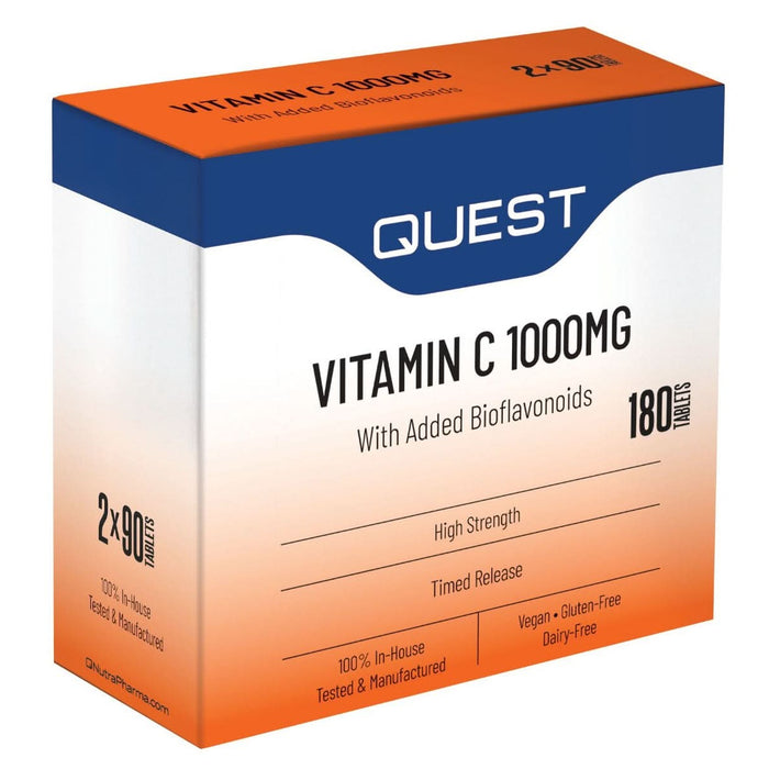 Quest Vitamin C 1000mg Timed Release 180 Tablets