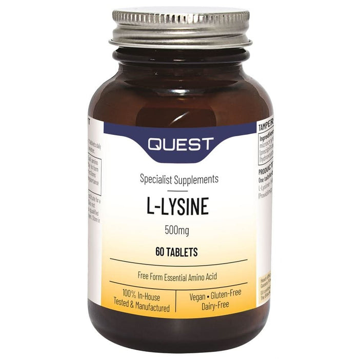 Quest L-Lysine 500mg 60 Tablets