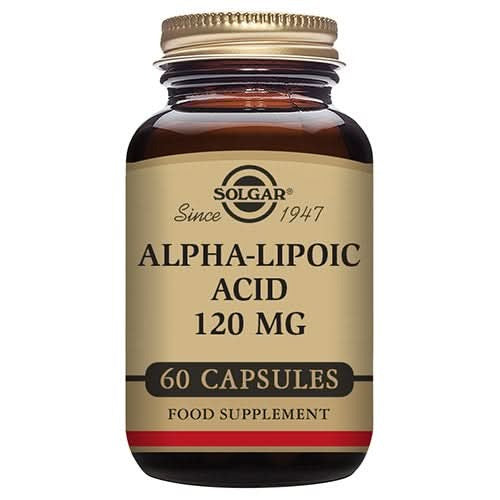 Solgar Alpha Lipoic Acid 120mg 60 Vcaps