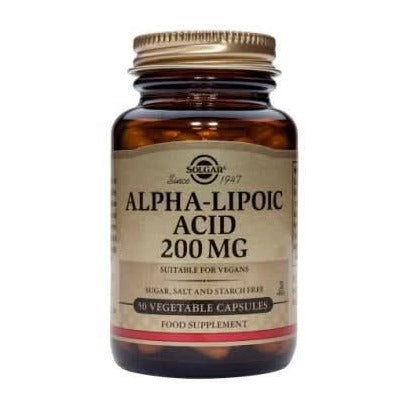 Solgar Alpha Lipoic Acid 200mg 50 Vcaps