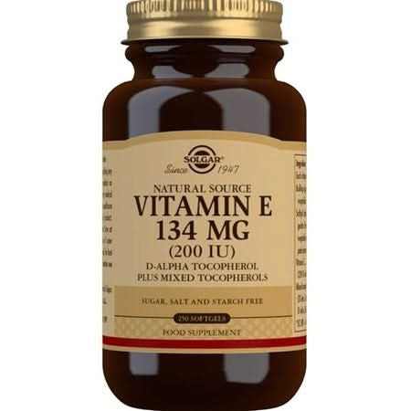 Solgar Vitamin E 134mg (200iu) 250 Softgels