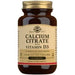Solgar Calcium Citrate with Vitamin D3 60 Tablets