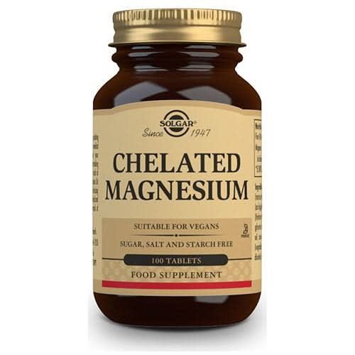 Solgar Chelated Magnesium 100mg 100 Tablets