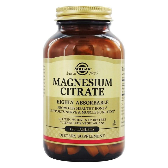 Solgar Magnesium Citrate 200mg 120 Tablets