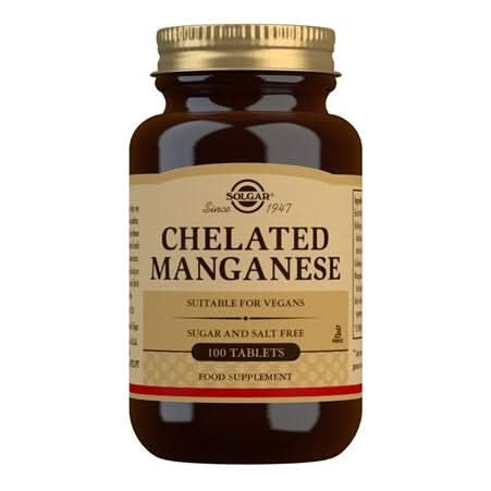 Solgar Chelated Manganese 100 Tablets