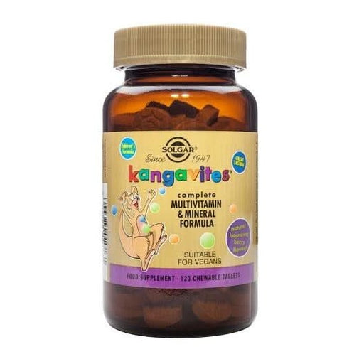 Solgar Kangavites Multivitamin for Children Bouncin' Berry 120 Tablets