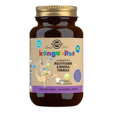 Solgar Kangavites Multivitamin for Children Bouncin' Berry 60 Tablets
