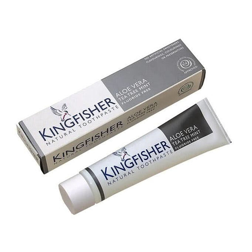 Kingfisher Toothpaste Aloe Vera, Tea Tree, Mint Fluoride Free 100ml