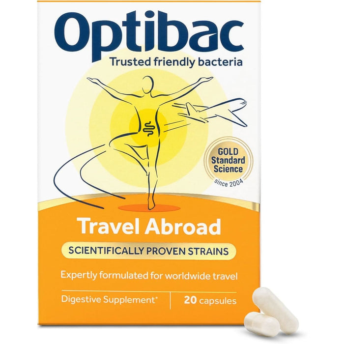 Optibac Travel Abroad 20 Capsules