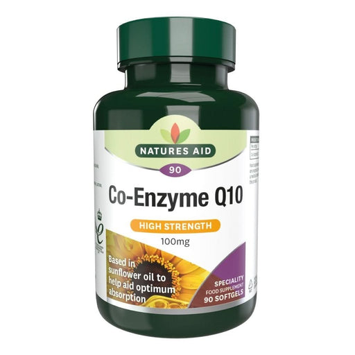 Natures Aid CoQ10 100mg 90 Softgels