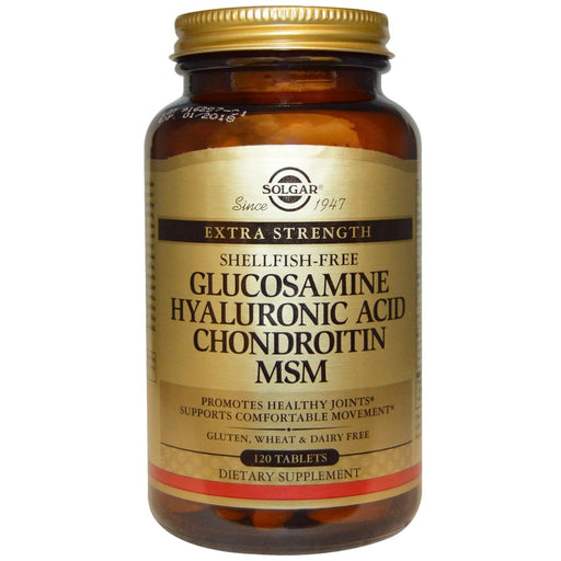 Solgar Glucosamine Chondroitin MSM Extra Strength 120 Tablets