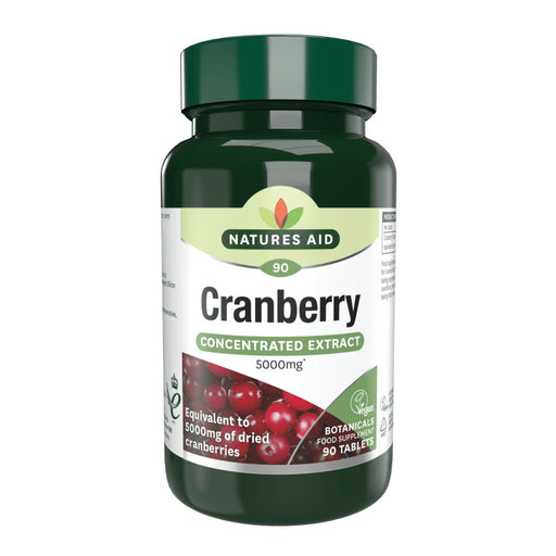 Natures Aid Cranberry 5000mg 90 Tablets