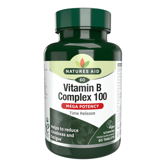 Natures Aid B Complex 100mg Time Release 30 Tablets