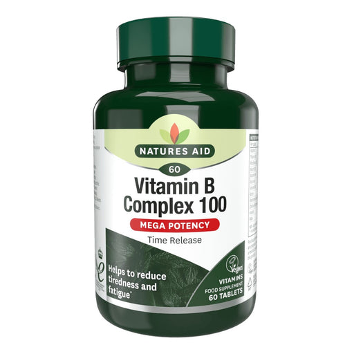 Natures Aid B Complex 100mg Time Release 60 Tablets