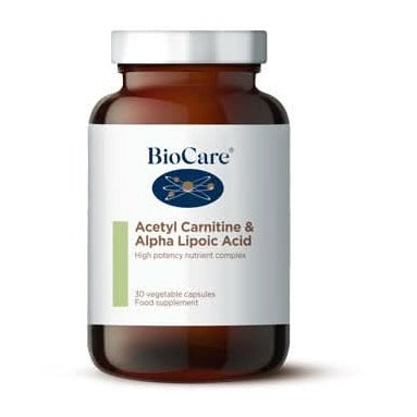 Biocare Acetyl Carnitine and ALA 30 Capsules