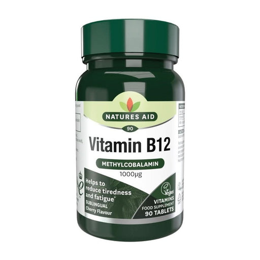 Natures Aid Vitamin B12 1000ug 90 Tablets