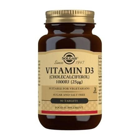 Solgar Vitamin D3 25ug (1000iu) 90 Tablets