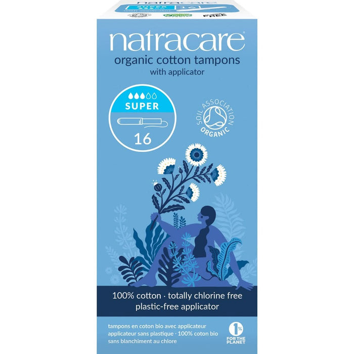 Natracare Tampons Super Applicator x 16 Pack
