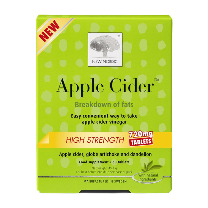 New Nordic Apple Cider High Strength 60 Tablets