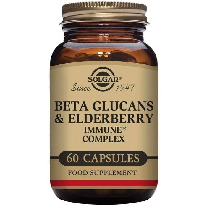 Solgar Beta Glucans & Elderberry Immune Complex 60 Vcaps