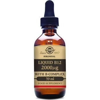 Solgar Liquid B12 2000ug with B Complex 59ml