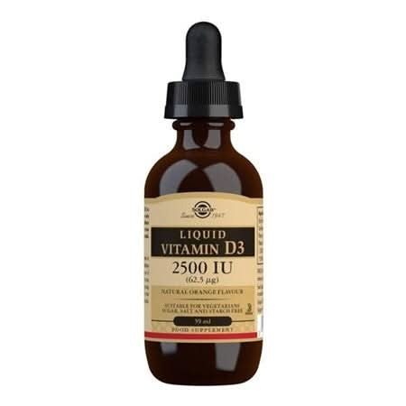 Solgar Vitamin D3 Liquid 2500iu 59ml