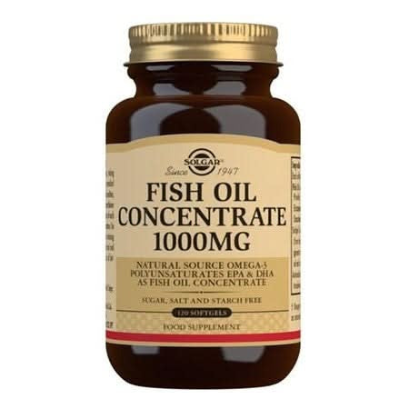 Solgar Fish Oil Concentrate 1000mg 120 softgels