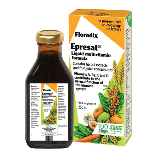 Floradix Epresat Liquid Multivitamin & Herbal Formula 250ml