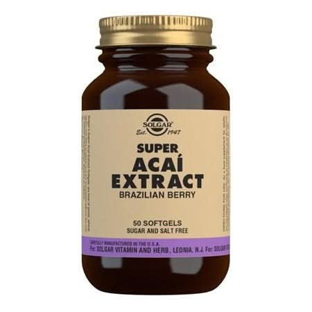 Solgar Super Acai Extract 150mg 50 softgels
