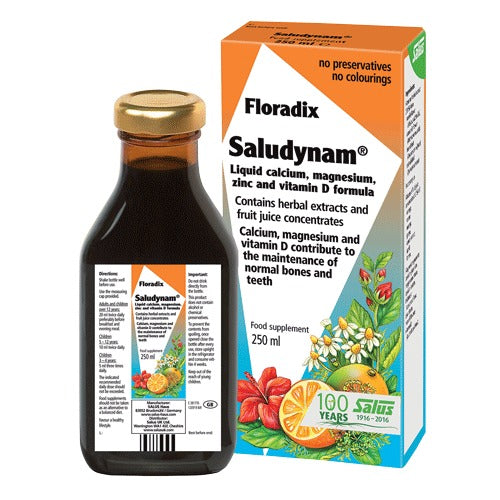 Floradix Saludynam Liquid Calcium Magnesium Zinc 250ml