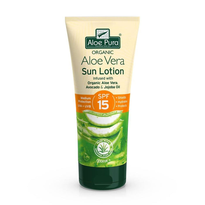 Aloe Pura - Aloe Vera Sun Lotion SPF15 200ml