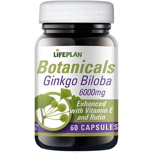 Lifeplan Ginkgo Biloba 6000mg 60 Capsules