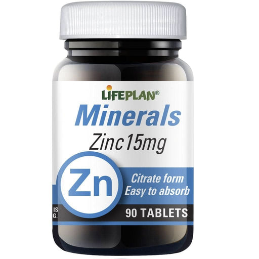 Lifeplan Zinc Citrate 15mg 90 Tablets