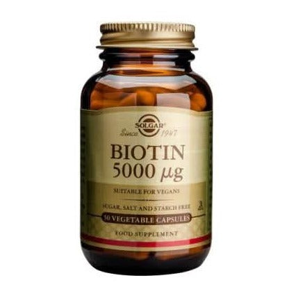 Solgar Biotin 5000mcg 50 Vcaps